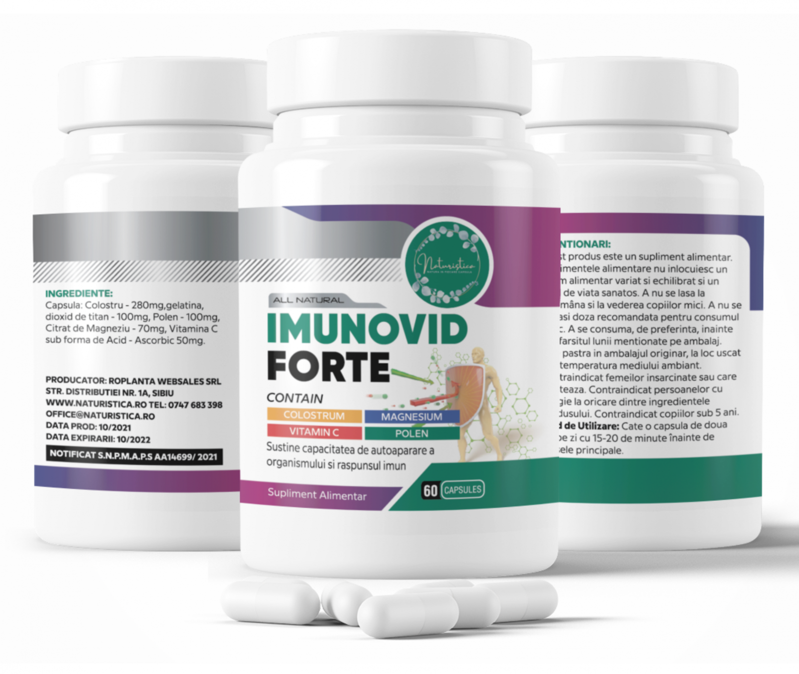 Imunovid Forte -  60 Capsule