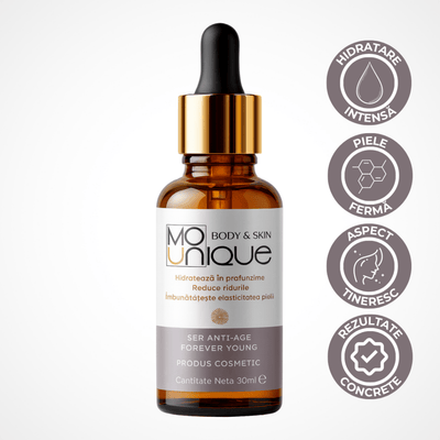Ser Anti‑Age Forever Young cu Peptide & Acid Hialuronic - 30 ml